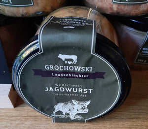 Wildschwein Jagdwurst von Grochowski